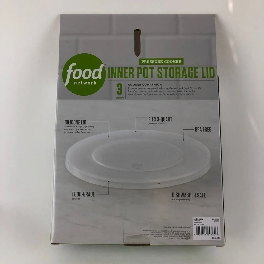 Food Network Pressure Cooker Inner Lid 3 qt